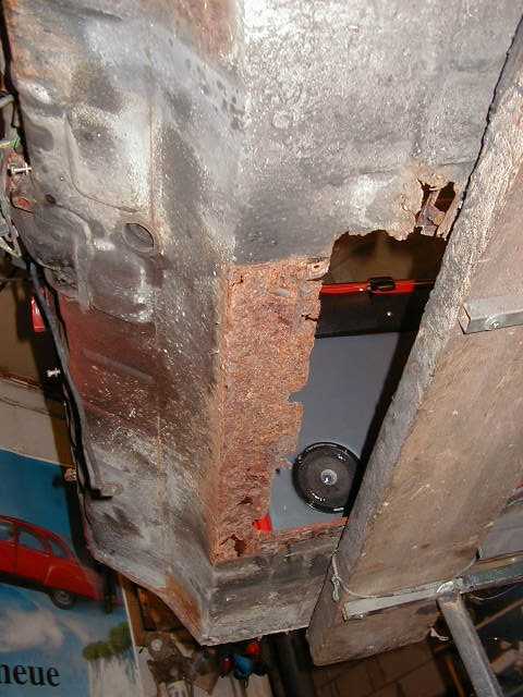 Picture 2 Part of bulkhead sitting on the frame