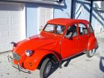 Bryan's perfectly restored Rouge Vallelunga 2CV6 Club in Birmingham, MI