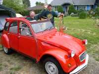 George's 2CV in Wisconsin