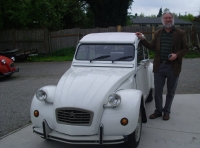 Pat's almost new 2CV Club in Laguna Beach, CA