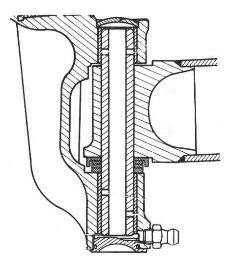Bild 7 Kompletter Achsschenkel im Schnitt