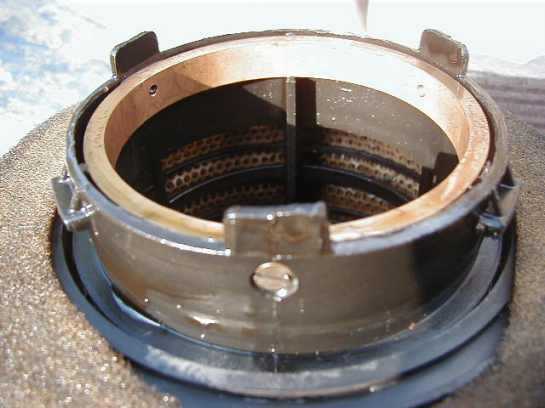 Bild 5 Unterst�zender Ring im Filtereinsatz