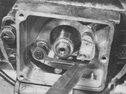 Adjust the dwell angle with a feeler gauge